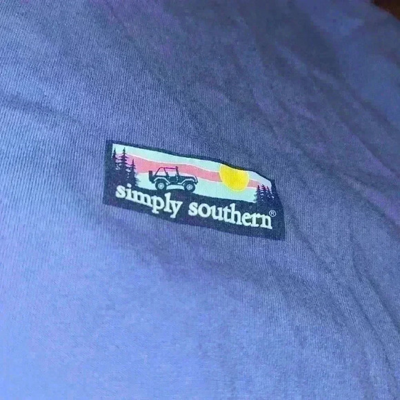 Simply Southern Pink Jeep Think Outside the box needed Long Sleeve Shirt - Picture 2 of 4